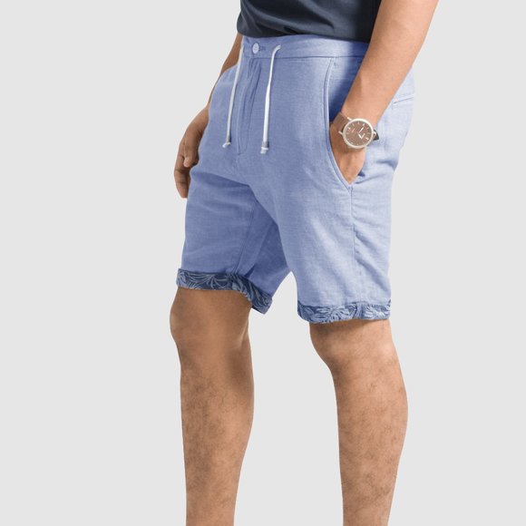 OLGYN Other - OLGYN Men’s Slim Fit Blue Bermuda Shorts